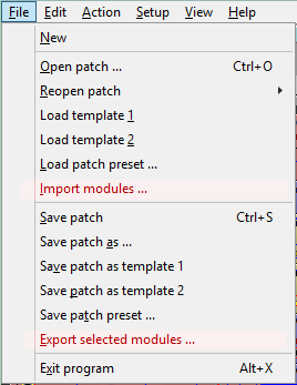 module import and export